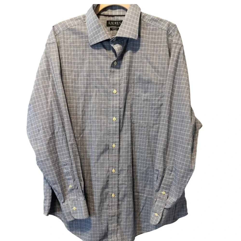 2 Lauren Ralph Lauren Men's XL 17 1/2 34/35  Button Up‎ Dress Shirts